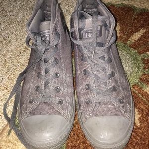 Grey High Top Converse